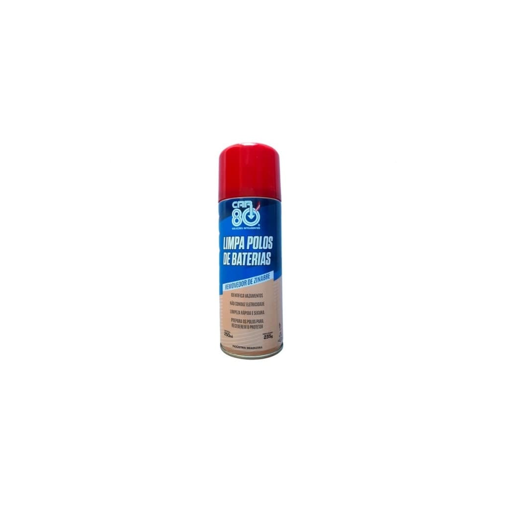 Limpa Polos de Baterias Removedor de Zinabre Spray Car80 250ml