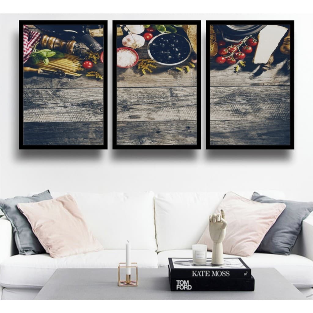 Quadros Tempero Cozinha Restaurante Decoração