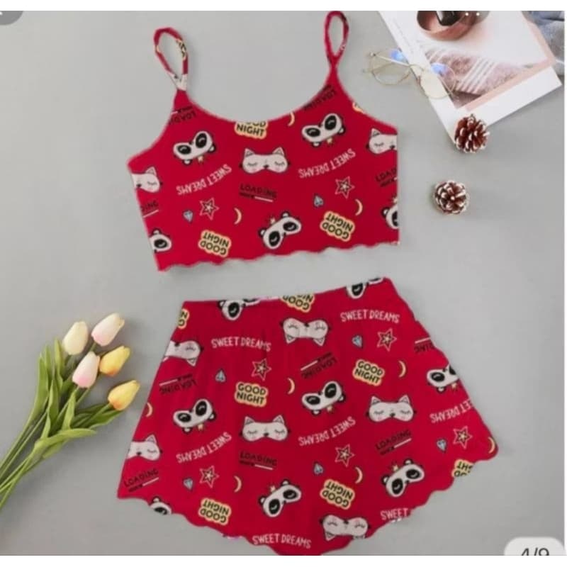 Kit 10 Cropped Alcinha Verão Pijama feminino