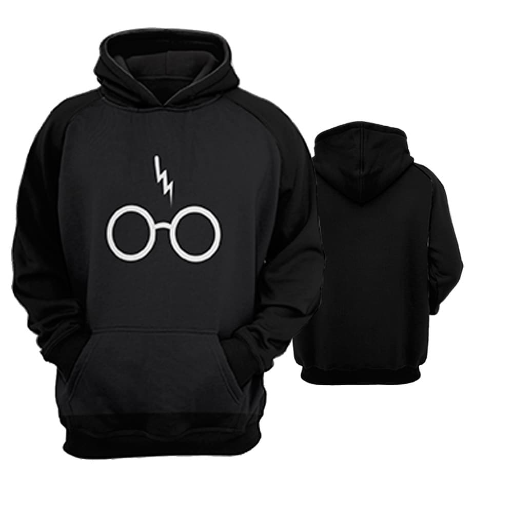 Blusa Moletom Canguru Unisex Harry Potter 60% Algodão Alta Gramatura 310g Agasalho Frio Blusão