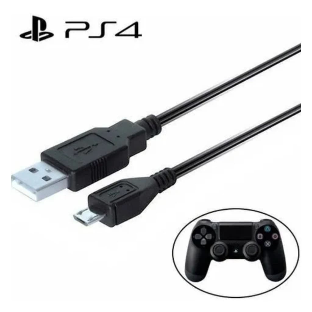 Cabo Para Carregar Controle para Ps4 Sony Com Filtro Envio Imediato 2 METROS