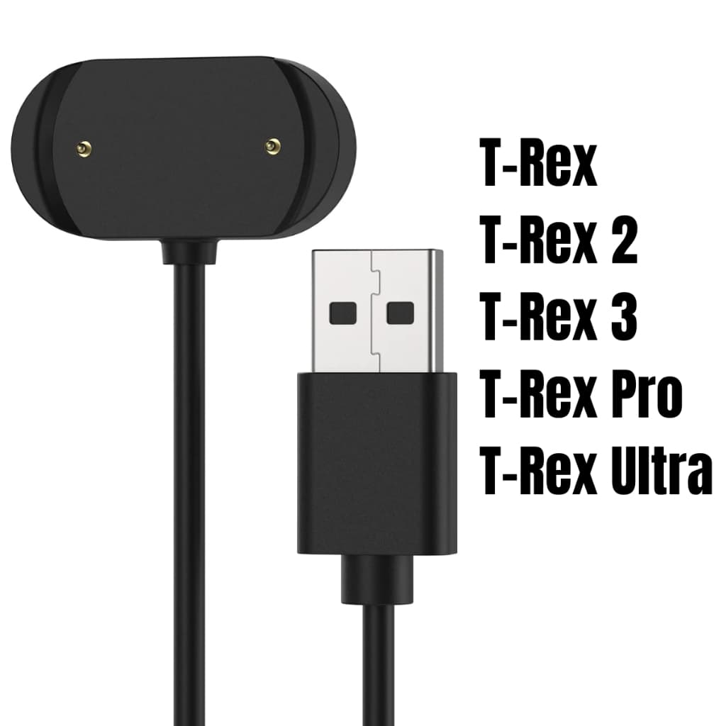 Carregador USB Para Amazfit SmartWatch Trex T Rex 2 T-rex Pro Trex Ultra T-Rex 3 Relógio Inteligente