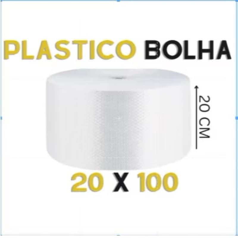 Plástico Bolha 20x100  Embalagem Proteção Ideal E-COMMERCE Mudança