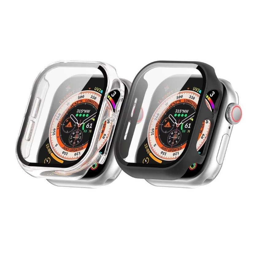 Capa Protetora 360 de Acrílico e Vidro para Apple Watch Series 10/9/8/7/6/5/4/SE