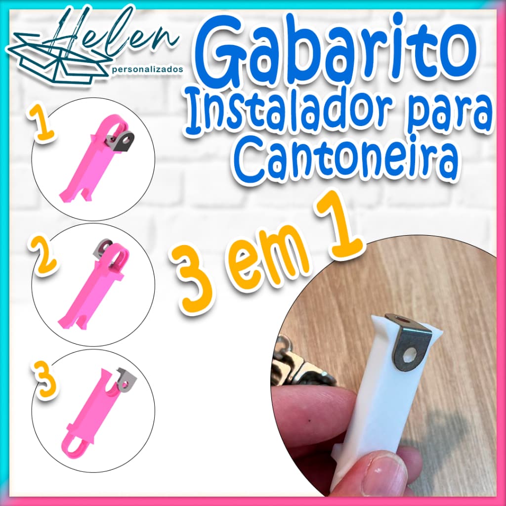 Gabarito Instalador para Suporte Cadeirinha 3 EM 1