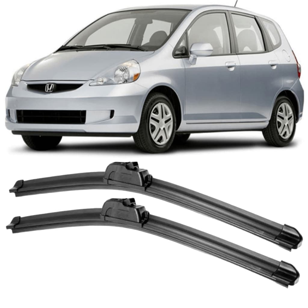 Palhetas Dianteiras Limpador De Parabrisa Honda Fit 03 A 08