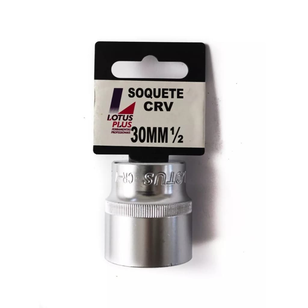 Soquete Estriado Em Crv 30mm - Encaixe 1/2 Lotus