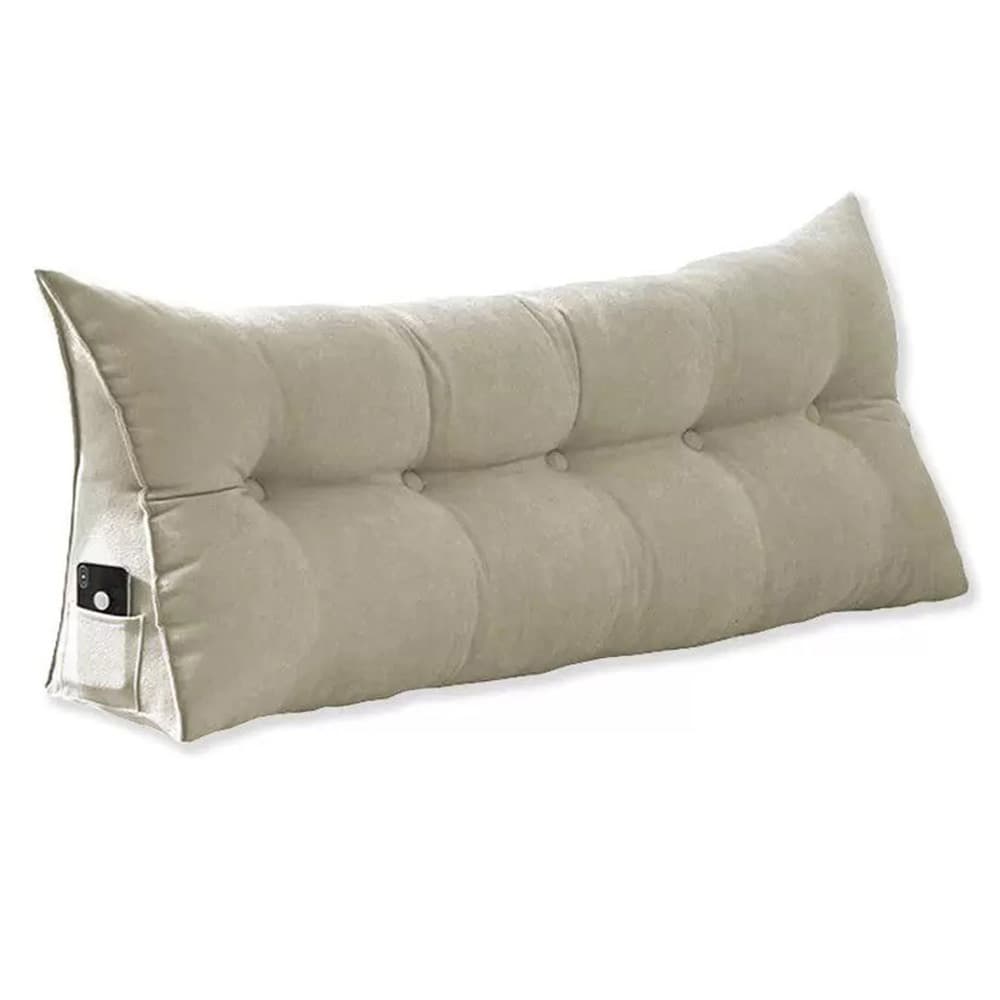 160cm Almofada Queen Para Cabeceira Apoio Suede CAMA QUEEN - Belim Móveis