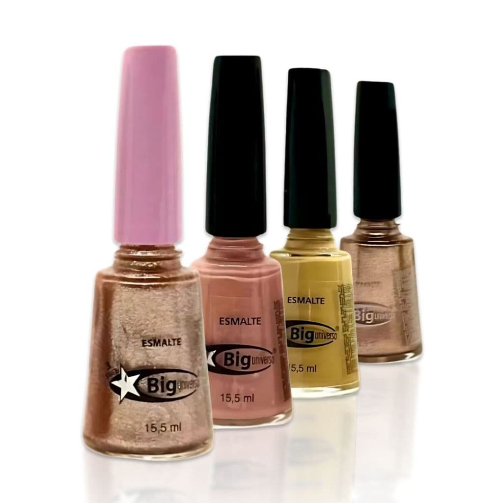 Kit 4 Esmaltes Nude 15,5ml Coleção Especial Tô Nude Big Universo