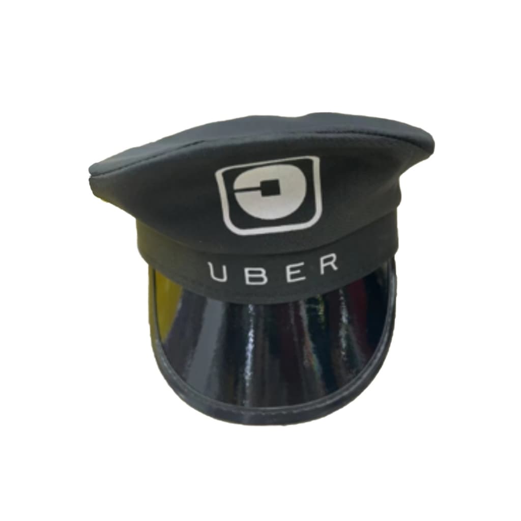 Chapéu Quepe Uber Black -  Fantasia Cosplay