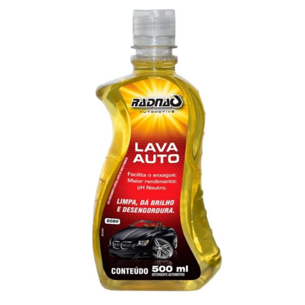 Shampoo Para Veiculos Radnaq Lava Autos 500ml