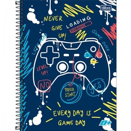 Caderno Espiral Capa Dura Universitário 10 Matérias D+ 200 Folh3as (VOLTA AS AULAS)