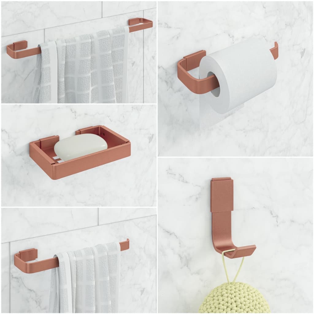 Kit De Acessórios Para Banheiro 5 Peças Stander