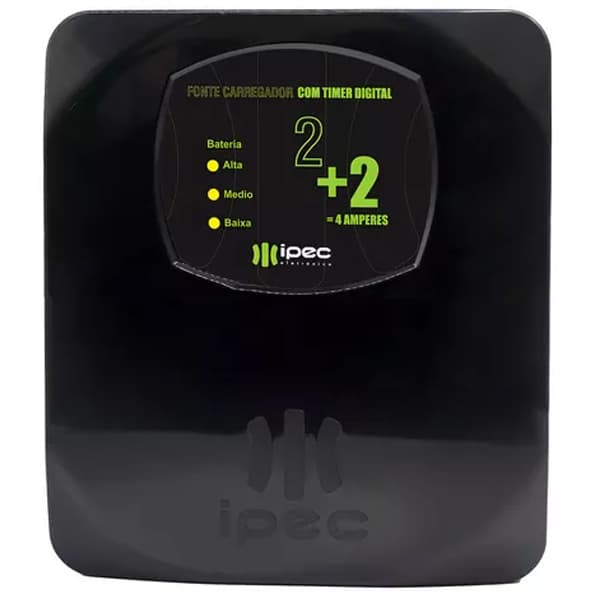 Fonte Carregadora Eletroimã C/timer 2+2a Receptor Rx Ipec 4a