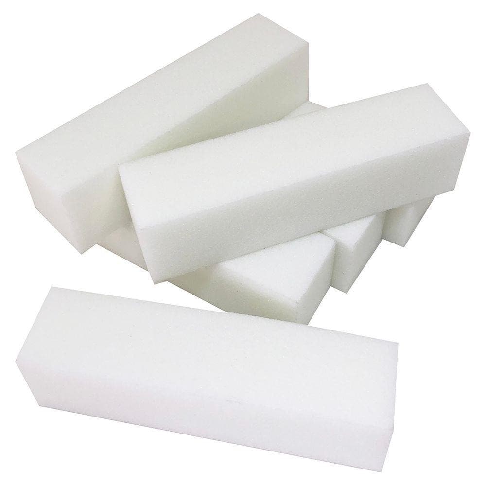Kit 10/20 Lixas De Unha Bloco Colorida Polidora Esponja Profissional Manicure Nails Pronto Entrega