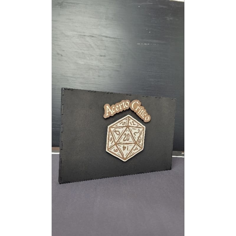 Escudo de Mestre Pequeno em MDF para RPG de Mesa Personalizável