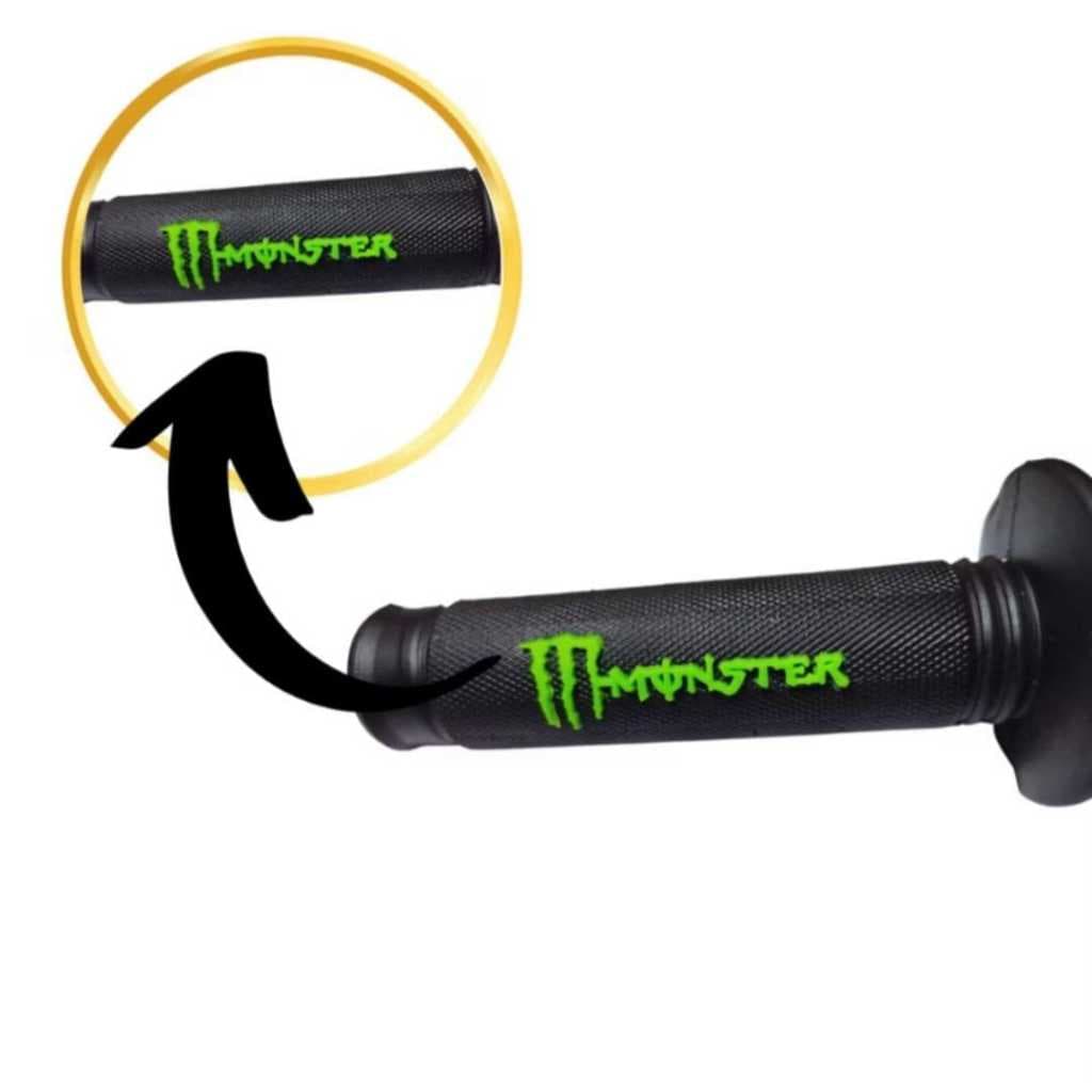 Manopla Punho Moto Personalizada Monster 150 125 Fan Yes Ybr