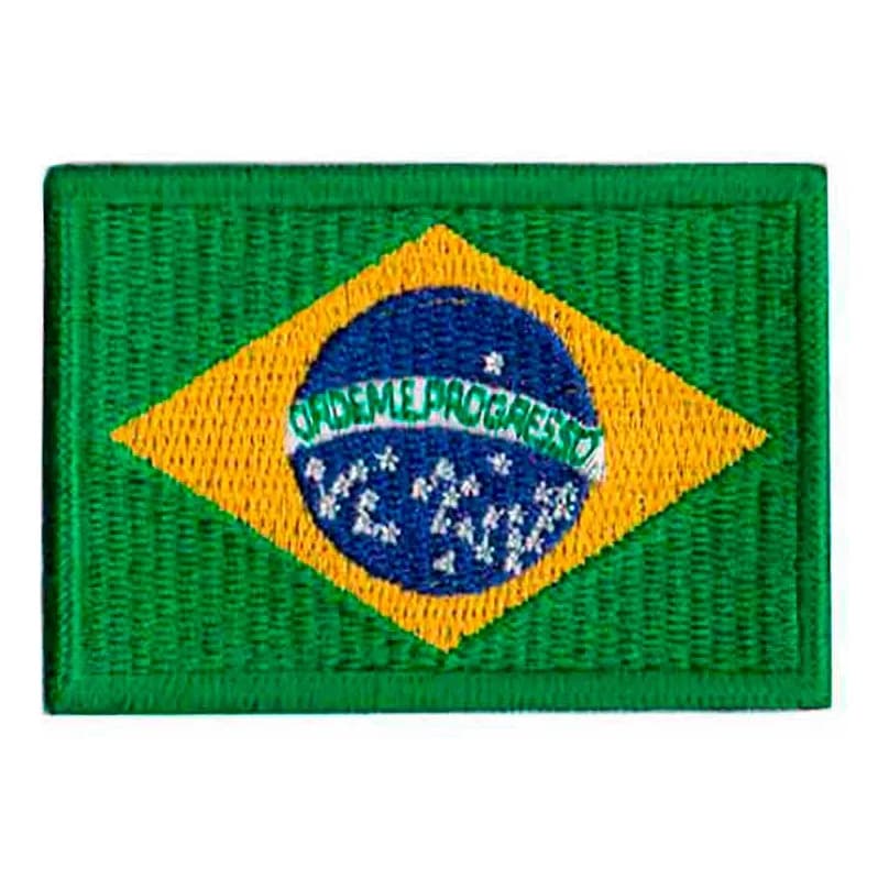 Patch Bordado Bandeira Brasil 5,5 x 4