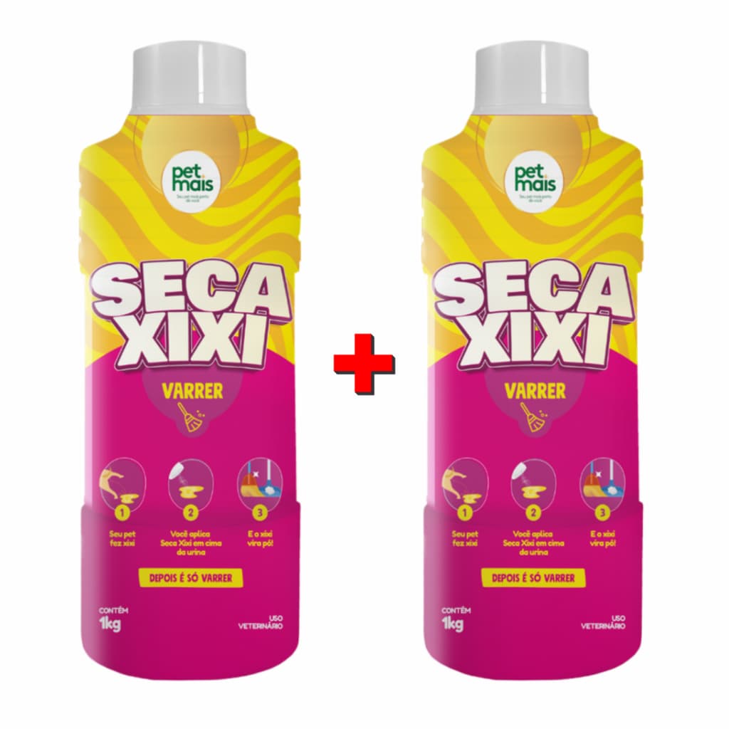 Kit 2 Seca Xixi 1Kg Cada (2Kg) Pet Mais Profissional