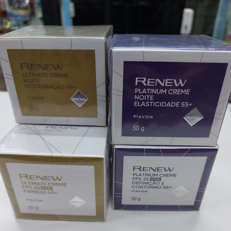 Renew avon  dia ou noite 50g cada