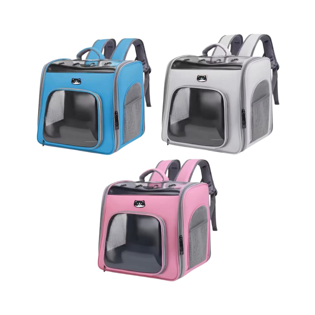 Mochila De Transporte Pet Passeio Viagem Cães Gatos Cores
