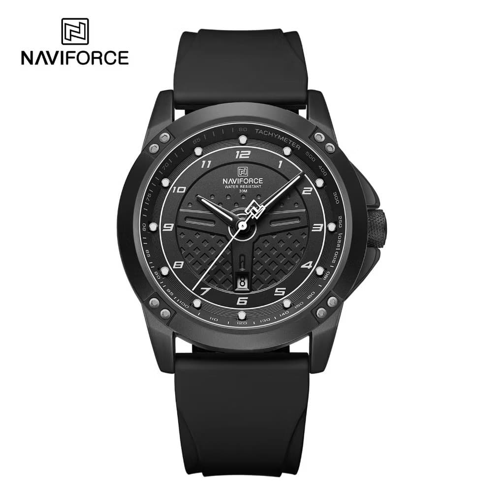 Relógio de Pulso Masculino NAVIFORCE 8031 Militar Casual Esportivo Silicone à Prova d’Água