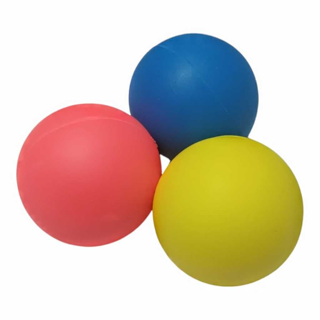 Bolinha lisa 3 unidades para fisioterapia mãos, pés e corpo