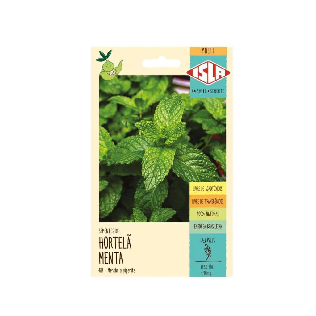 SEMENTES DE HORTELÃ - MENTA - HORTELA PARA TEMPERO E CHÁS
