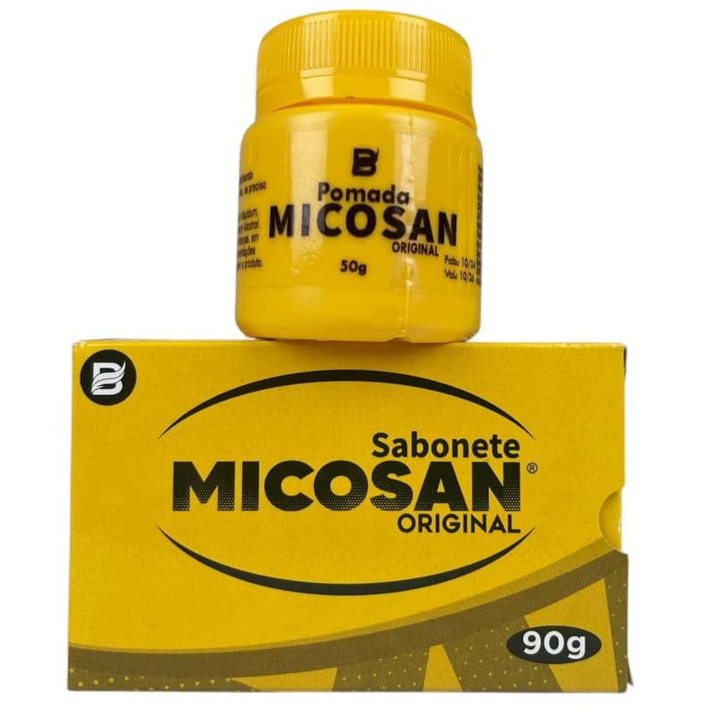 Kit Micosan Pomada e Sabonete Clareador Original 2 Itens Baruc Cosméticos