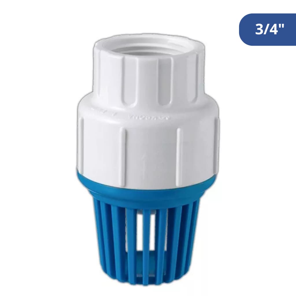 Válvula Retenção De Poço Roscável 3/4 Pvc - Krona