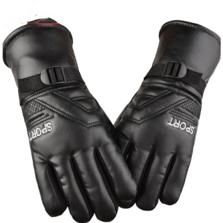 Luvas de Motociclista de long inverno frio Impermeável frio e Chuva com toque celurar
