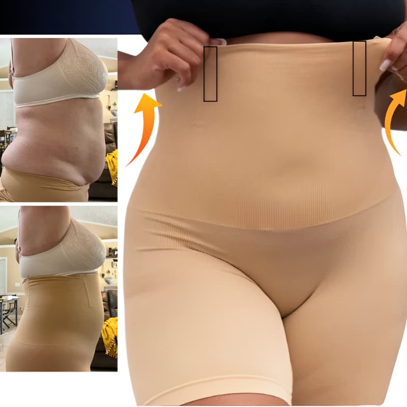 Short Cinta Modeladora Cintura Alta/Calcinha de Emagrecimento   / Afina a Barriga Leggings Shorts