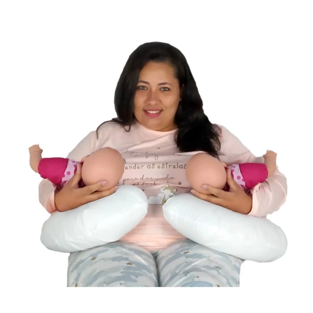 Travesseiro Bebê Gêmeos Amamentar + CAPA