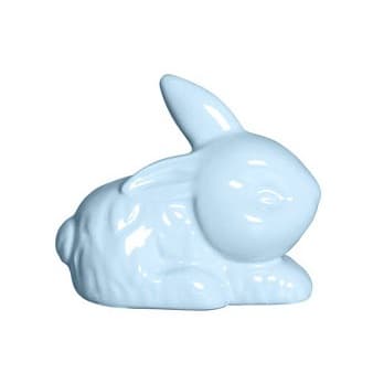 Coelho azul mini LINHA PÁSCOA 2025