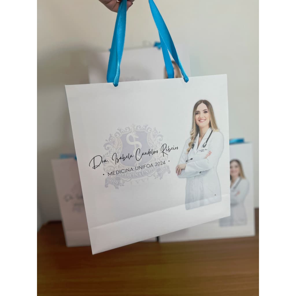 Sacola Personalizada Formatura e Eventos / G 28x28x10cm