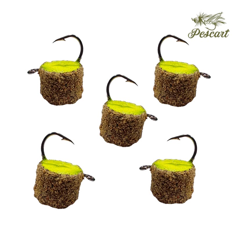 Isca Artificial Para Pesca De Tilápia Ração Empanada Scorpion Para Pesca Em Pesqueiro Pacote Com 5 Unidades