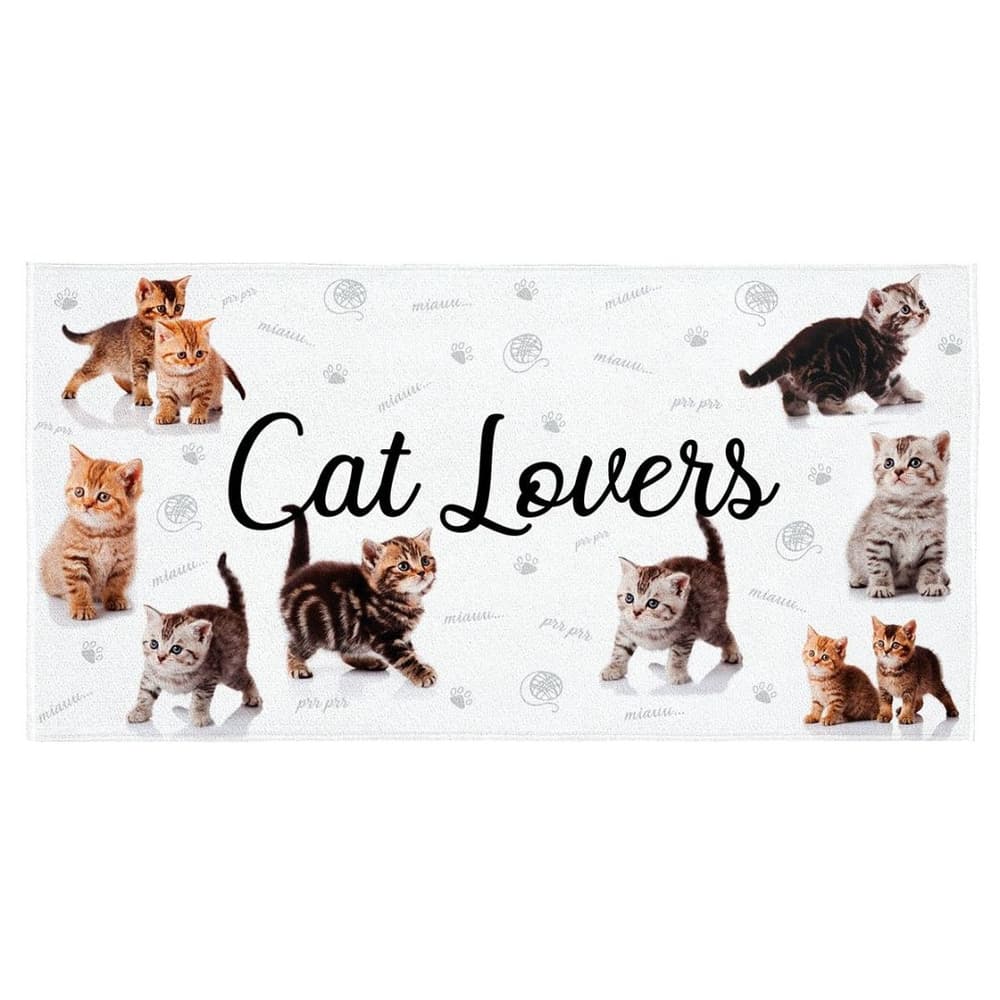 toalha de praia aveludada cat gatos cachorro love pet cats surfista