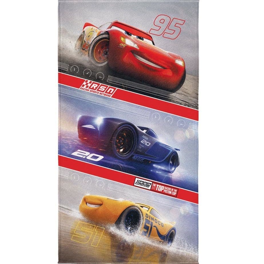 toalha aveludada transfer carros carrinho mcqueen