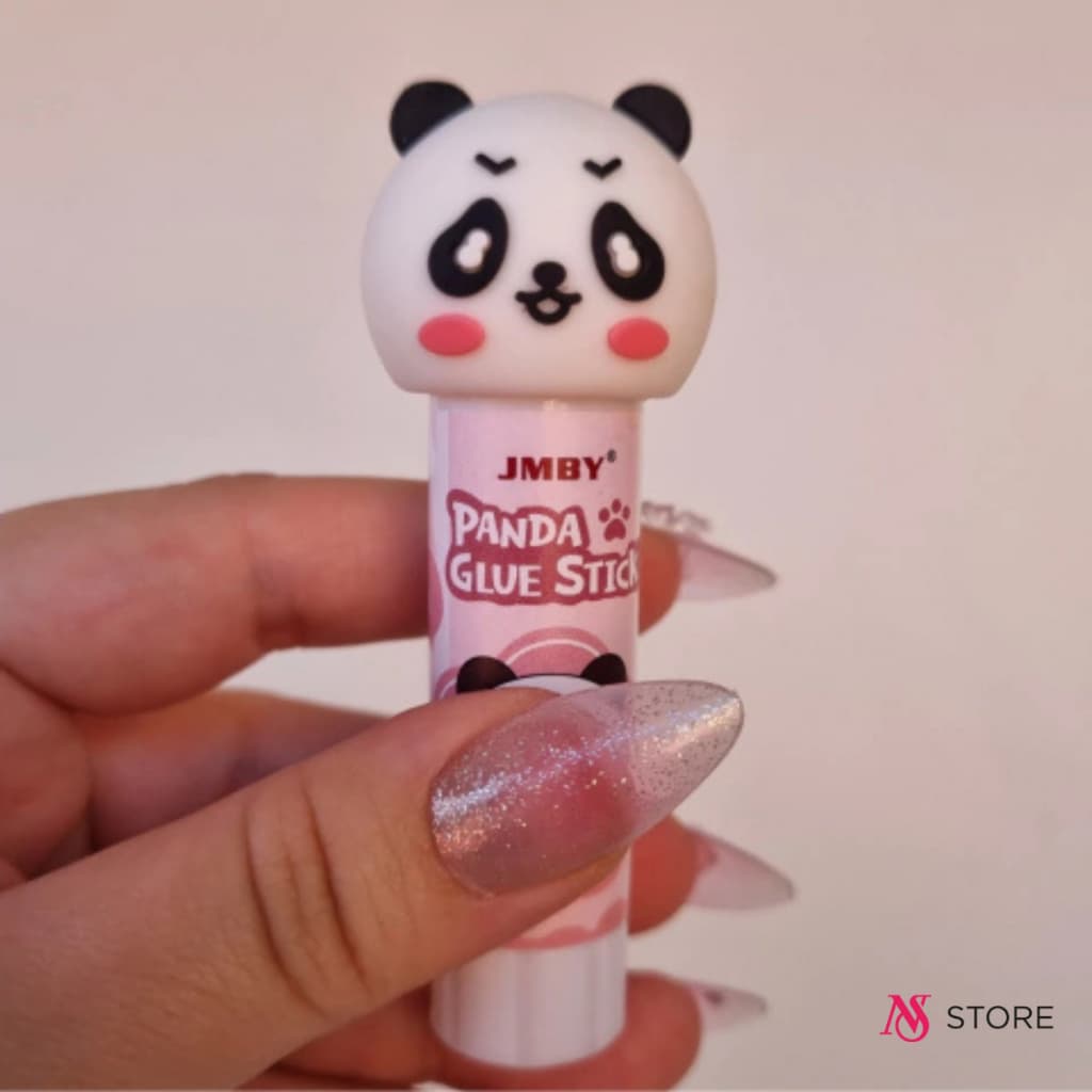 Cola Bastão Atóxica 8g Escolar Lavável Personalizada Panda