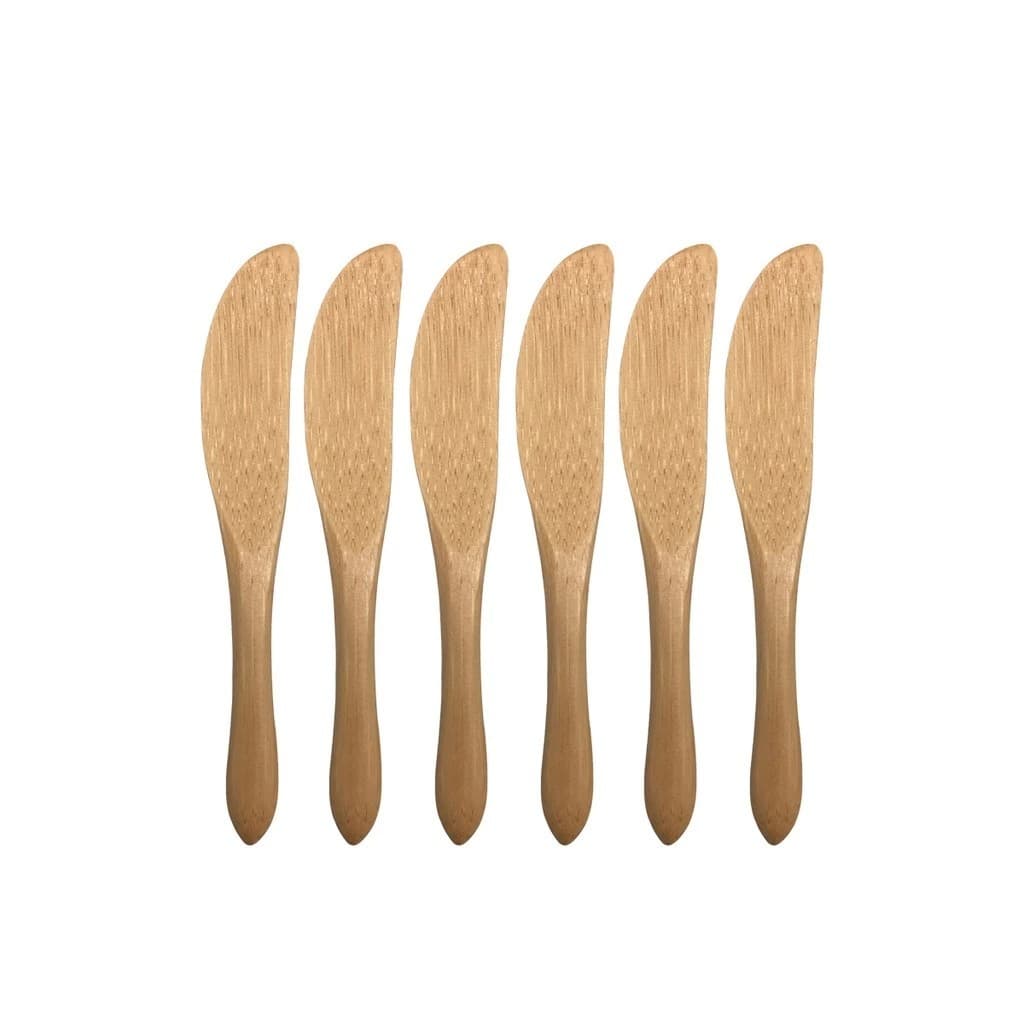 Conjunto De 6 Mini Faca De Bambu- Oikos