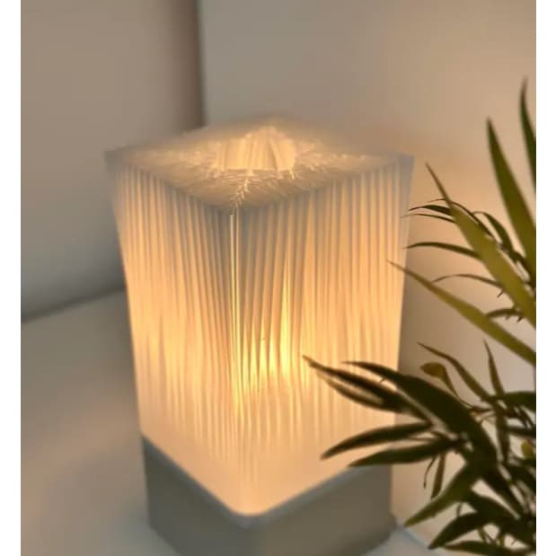 Abajur LUMINARIA MINIMALISTA de Mesa para Leitura Quarto Impressao 3d