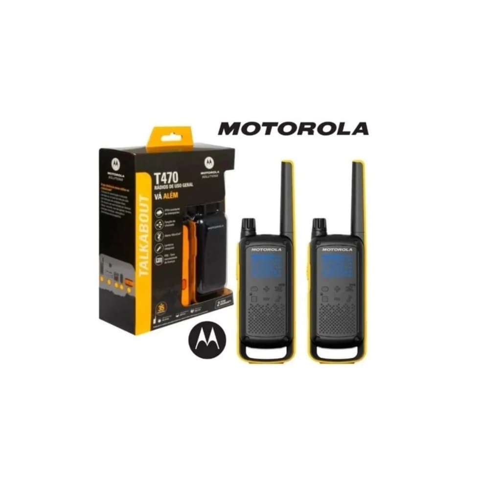 Radio Talkabout Motorola T470 Walk Talk Radio Comunicador Até 56km