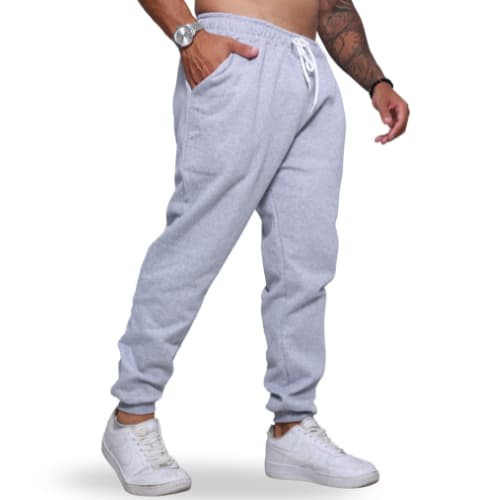 Calça Moletinho Estilo Jogger Flanelada Academia Fitness Corrida Slim