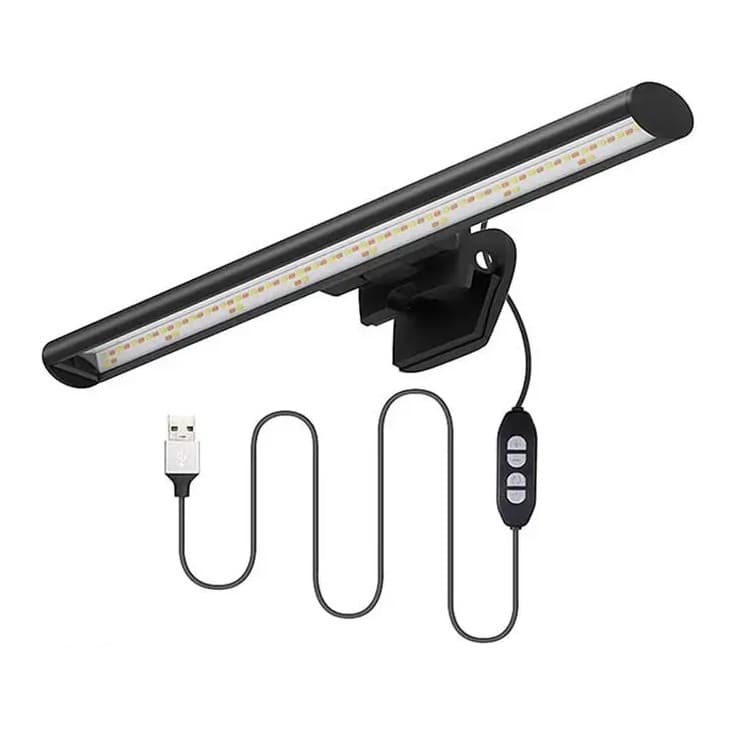 barra de luz do monitor de computador