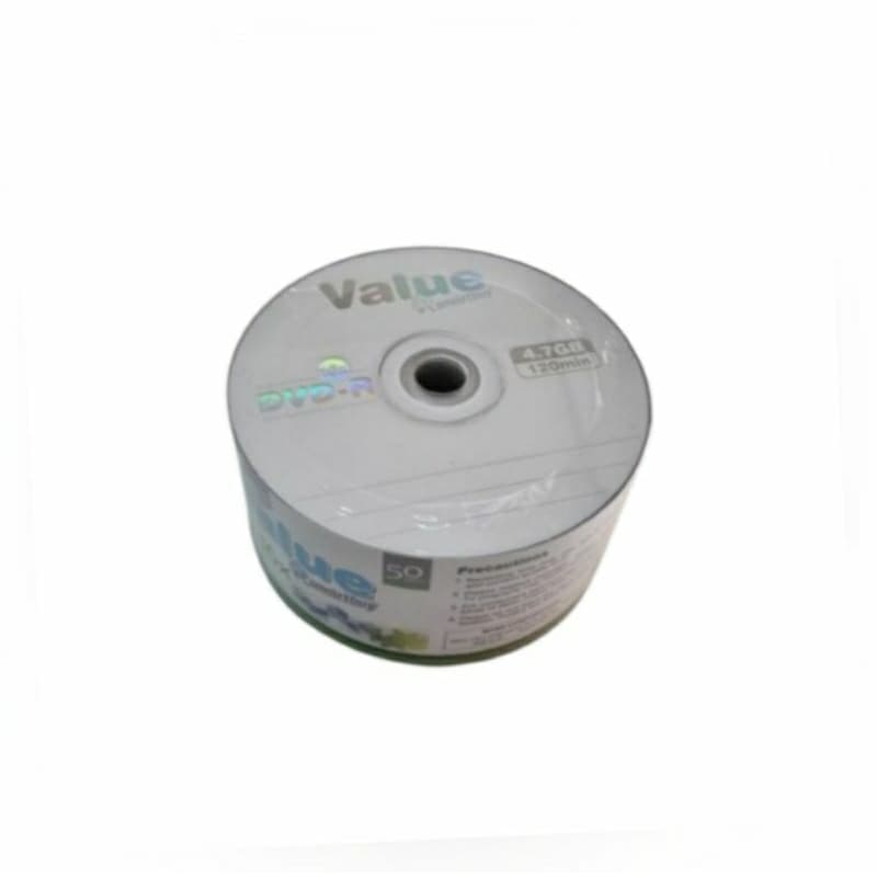 200 DVD-R VALUE  LOGO 4.7 GB 120 MINUTOS 16X ORIGINAL RITEK
