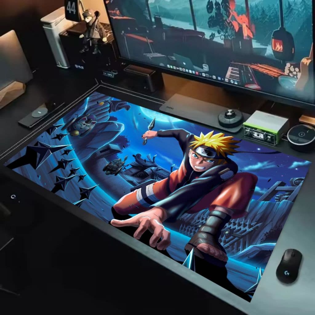 Mousepad Gamer bem grande 90x40 lindo - Tema NARUT0