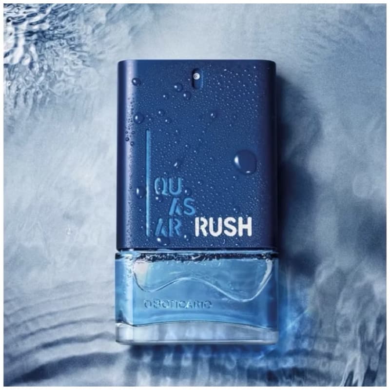 Desodorante Colônia Quasar Rush o Boticário Perfume Masculino