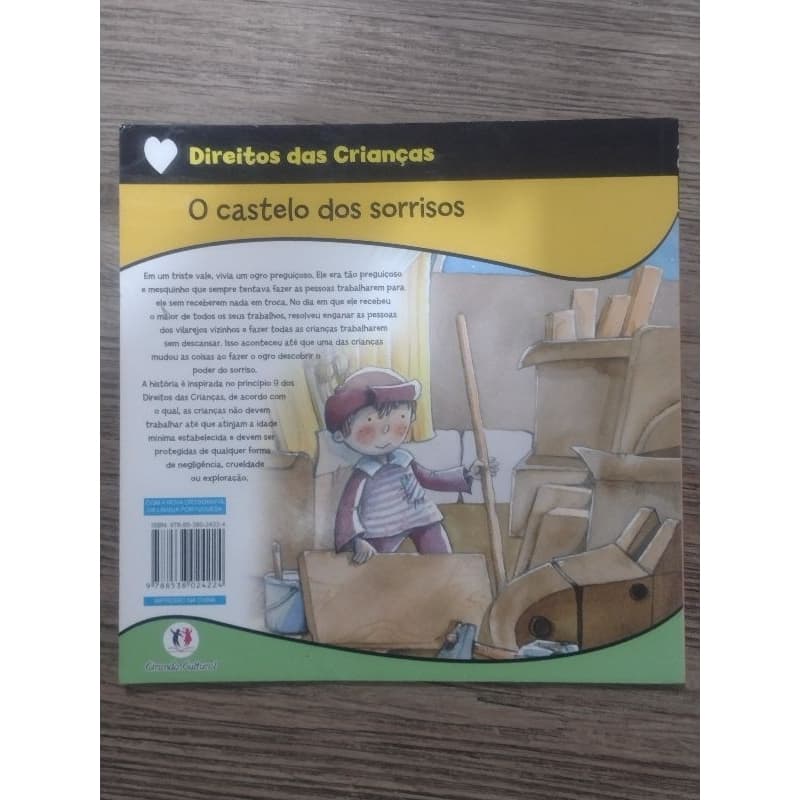 Livro infantil - O castelo dos sorrisos - Aleixo Cabrera / rosa M. curto - giranda cultural