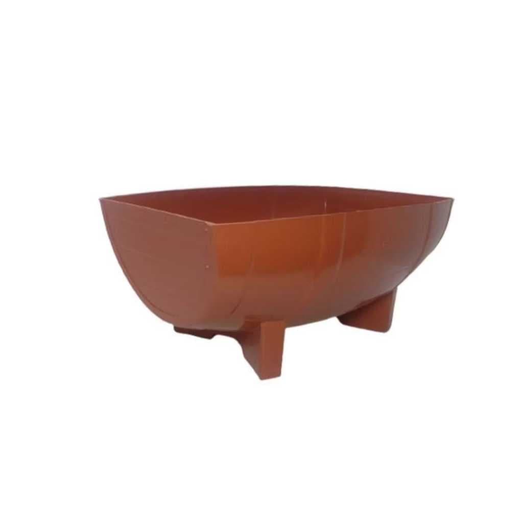 1 Vaso Jardineira Floreira Plástico Barril Plantas