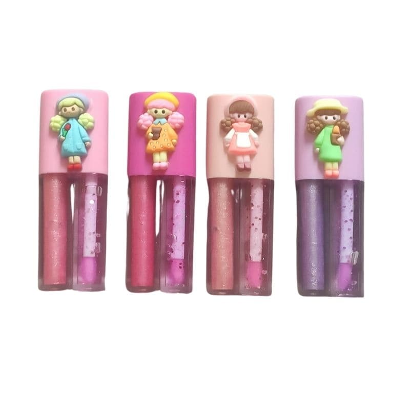 Kit 4 Gloss Labial Double Touch Febella